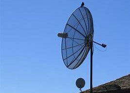 Roof mounted satellite dish